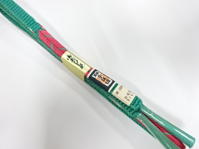 JAPANESE KIMONO / UNUSED HAND-TIED OBIJIME